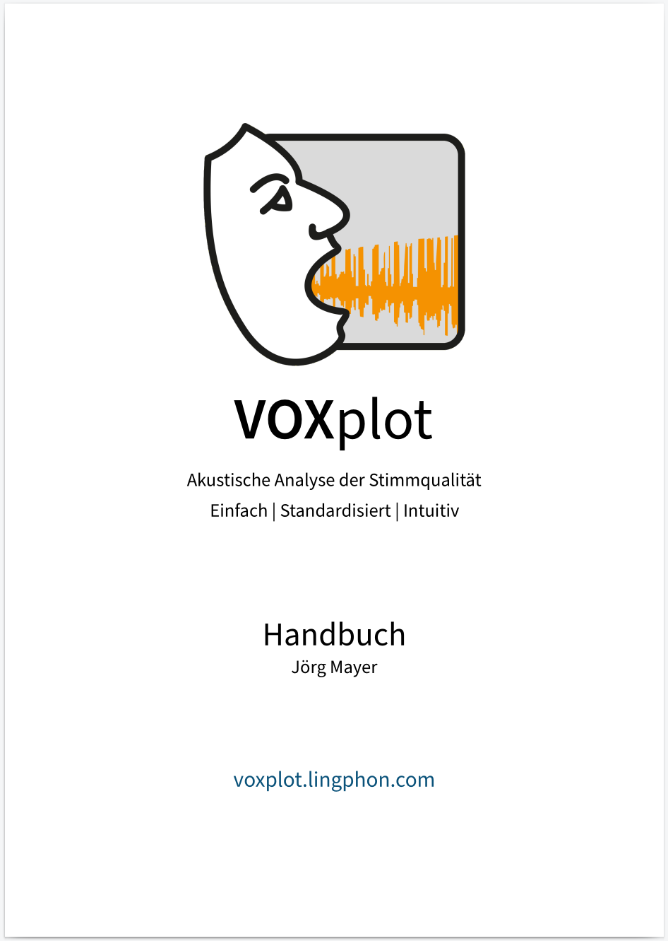 Titelbild VOXplot-Handbuch
